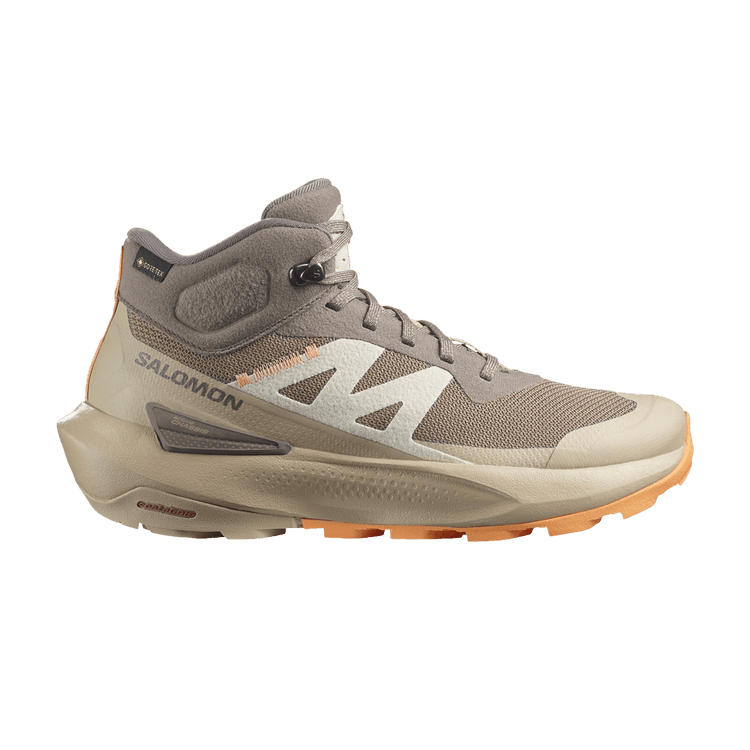 Salomon Wmns Elixir Activ Mid GORE-TEX 'Falcon Papaya' — Falcon/White Pepper/Papaya