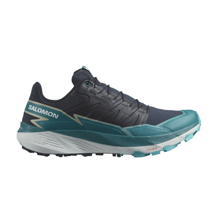 Salomon Thundercross 'Carbon Tahitian Tide' — Carbon/Tahitian Tide/Peacock Blue