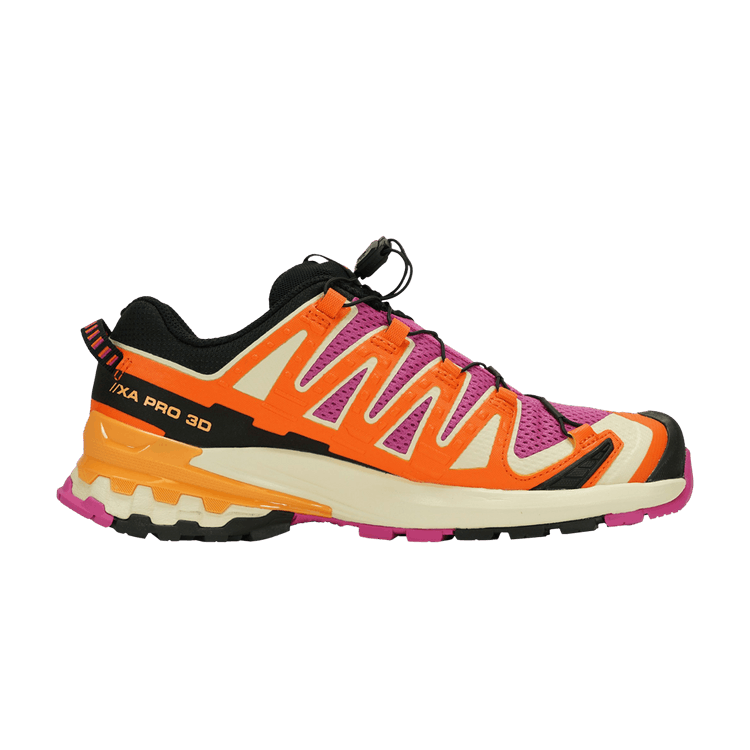 Salomon Wmns XA Pro 3D V9 'Rose Violet Dragon Fire Papaya' — Rose Violet/Dragon Fire/Papaya