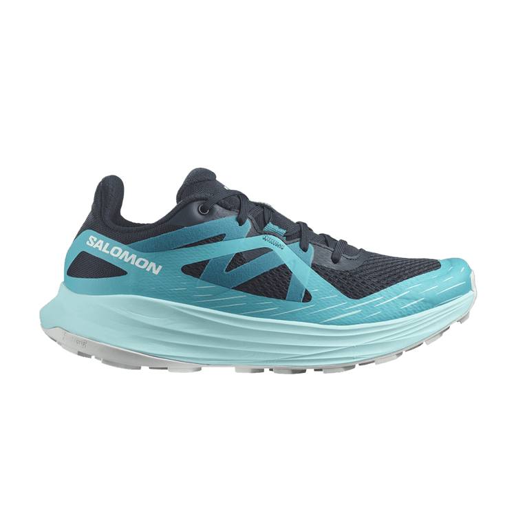Salomon Wmns Ultra Flow 'Carbon White' — Carbon/Peacock Blue/White