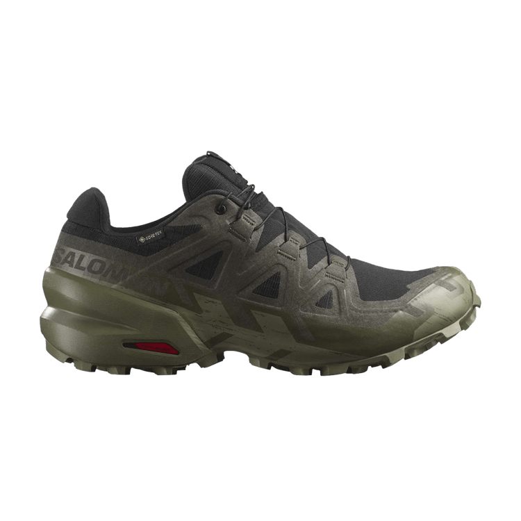 Salomon Speedcross 6 GORE-TEX 'Peat' — Black/Peat/Deep Lichen Green