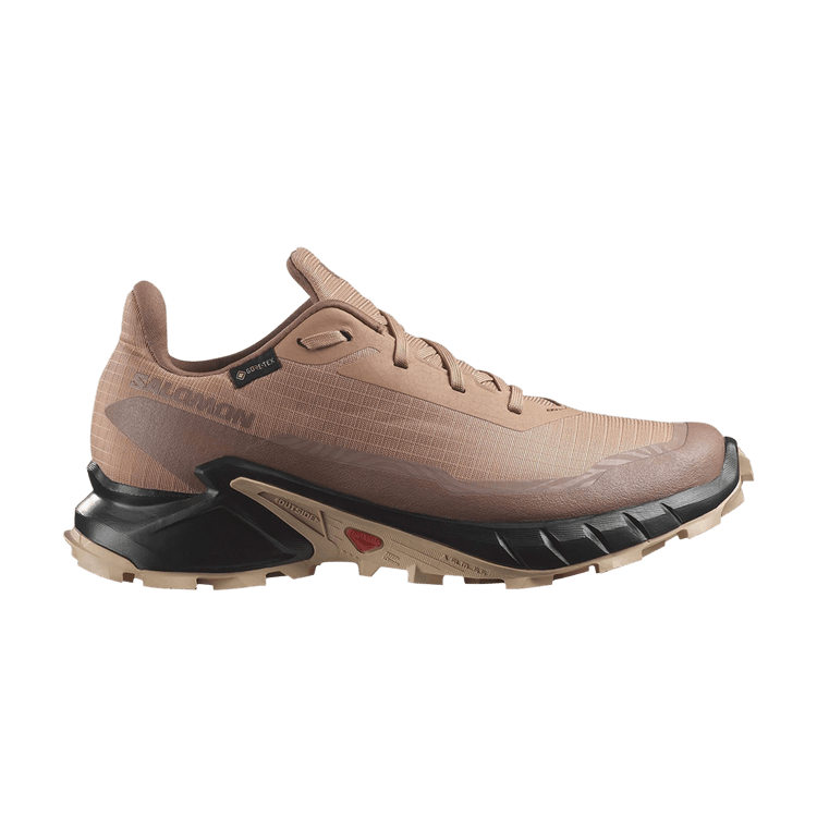 Salomon Wmns Alphacross 5 GORE-TEX 'Cork Hazelnut Black' — Cork/Black/Hazelnut