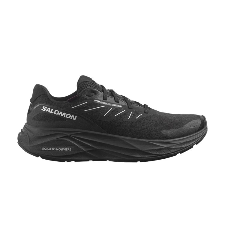 Pas Normal Studios x Salomon Aero Glide 2 'Black Pewter' — Black/Black/Pewter