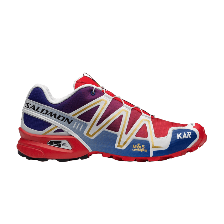 KAR L'Art de L'Automobile x Salomon Speedcross 3 'Porsche 911 GT1-98' — High Risk Red/White/Surf The Web