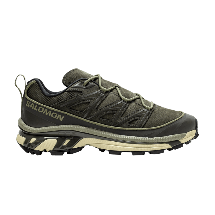 Salomon XT-6 Expanse Leather 'Deep Lichen Green' — Peat/Deep Lichen Green