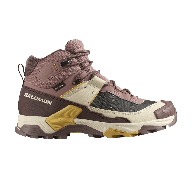 Salomon Wmns X Ultra 5 Mid GORE-TEX 'Burlwood French Roast' — Burlwood/French Roast/Rattan