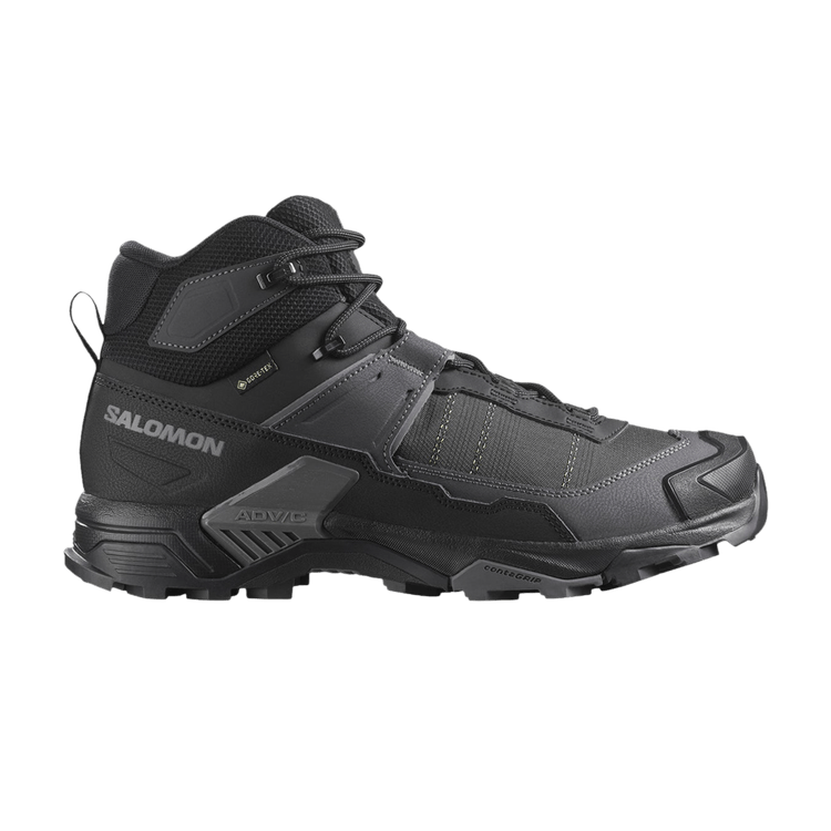 Salomon X Ultra 5 Mid GORE-TEX Wide 'Black Asphalt' — Black/Asphalt/Castlerock