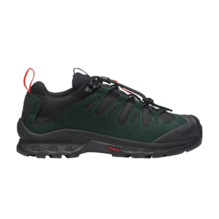 GR10K x Salomon Quest 2 Low 'Black Ponderosa Pine' — Black/Ponderosa Pine/Flame Scarlet