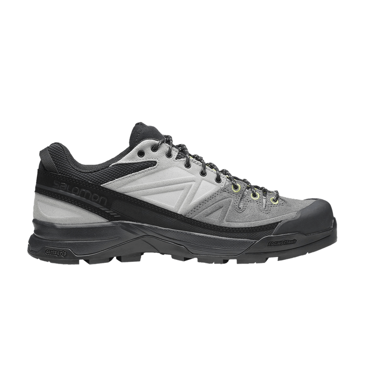 Salomon X-ALP Leather 'Black Castlerock' — Black/Castlerock/Dark Citron