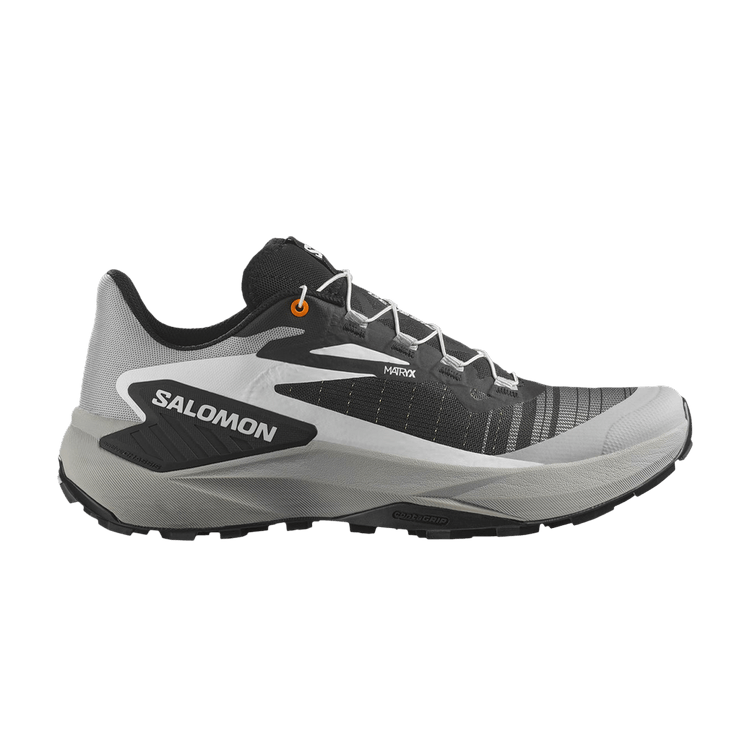 Salomon Genesis 'Black Alloy' — Black/Alloy/Turmeric