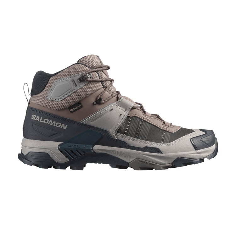 Salomon X Ultra 5 Mid GORE-TEX 'Iron Dark Navy' — Iron/Dark Navy/Gull