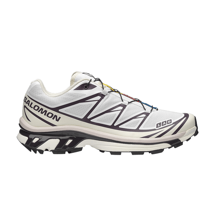 Salomon XT-6 'White Plum Perfect' — White/Vanilla Ice/Plum Perfect