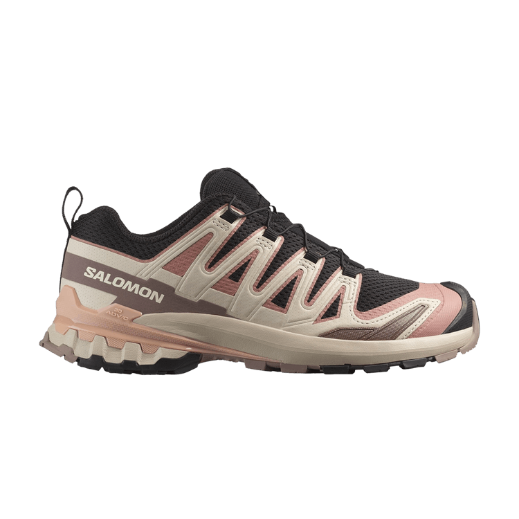 Salomon Wmns XA Pro 3D V9 'Black Mahogany Rose' — Black/Burlwood/Mahogany Rose