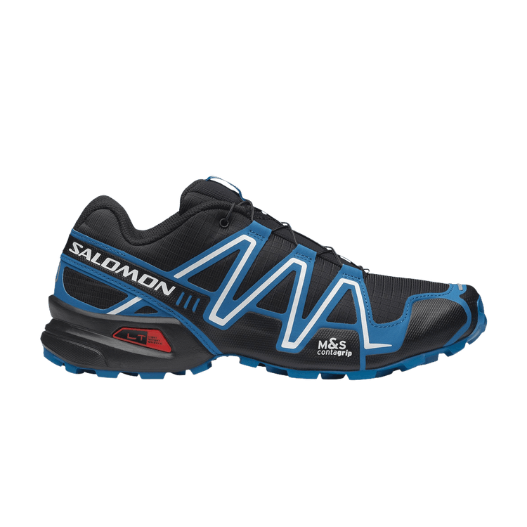 Salomon Speedcross 3 'Black Mykonos Blue' — Black/Mykonos Blue/White