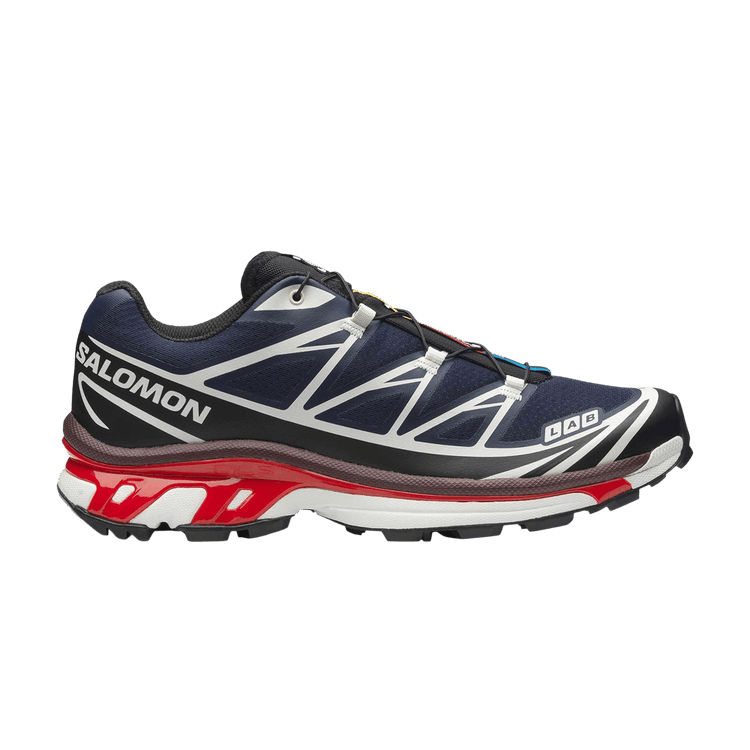 Salomon XT-6 Maritime 'Blue Black Fiery Red — Blue/Black/Fiery Red