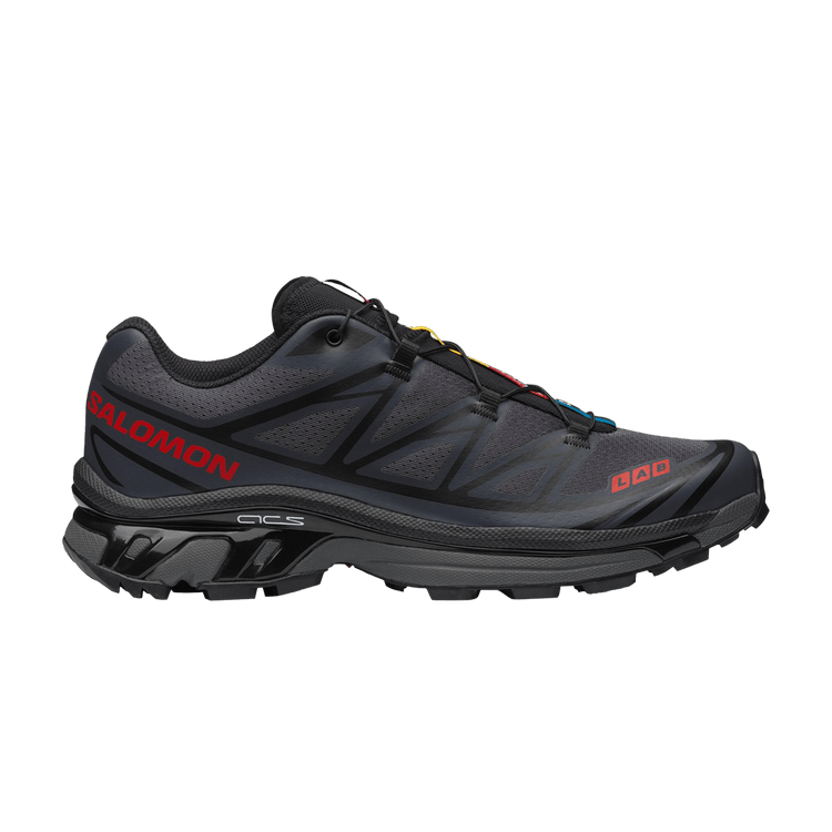 JJJJound x Salomon XT-6 'Ebony Fiery Red' — Ebony/Black/Fiery Red