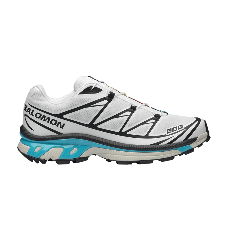 Salomon XT-6 'Black White Blue Curacao' — Black/White/Blue Curacao