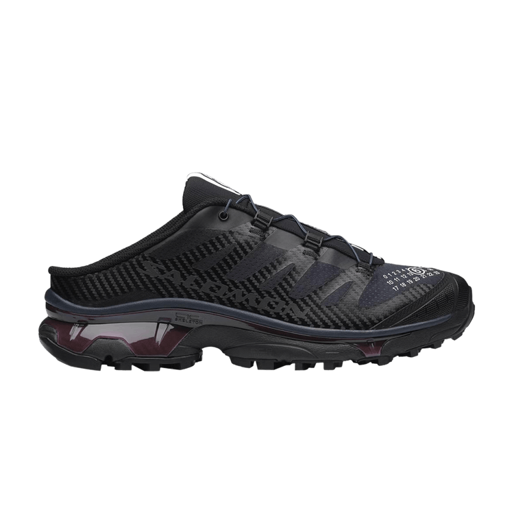 MM6 Maison Margiela x Salomon XT-4 Mule 'Black Nine Iron' — Black/Nine Iron/Huckleberry