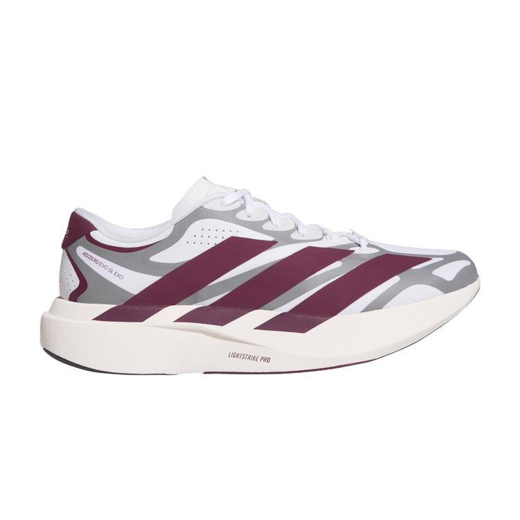 adidas Adizero Evo SL Exo 'Mississippi State Bulldogs' — Cloud White / Core Black / Team Maroon