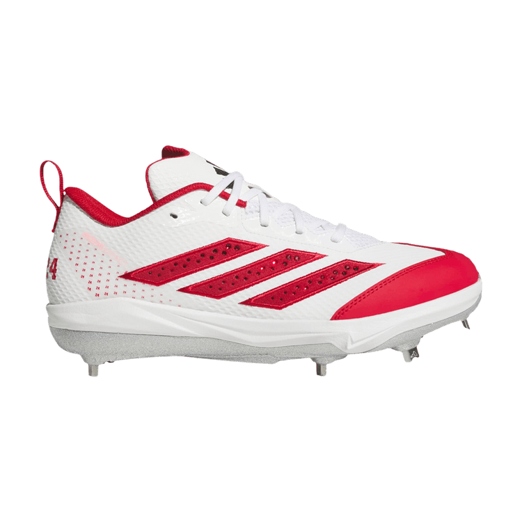adidas Wmns Softball Adizero Instinct 2.0 'Cloud White Team Power Red Core Black' — Cloud White / Team Power Red 2 / Core Black