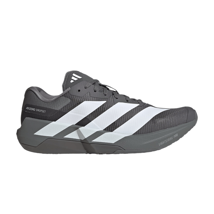 adidas Adizero Dropset Pro 'Grey Cloud White Iron Metallic' — Grey Four/Cloud White/Iron Metallic