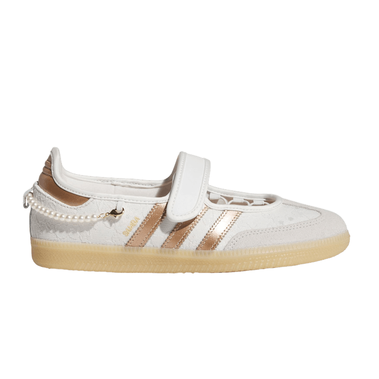 adidas Wmns Samba Jane 'Crystal White' — Crystal White / Supplier Colour / Acid Orange
