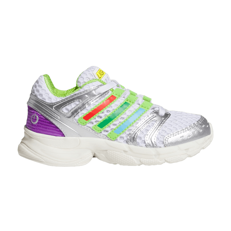 Toy Story x adidas Adistar Control 5 Little Kid 'Buzz Lightyear' — Solar Slime/Ftwr White/Silver Mtlc