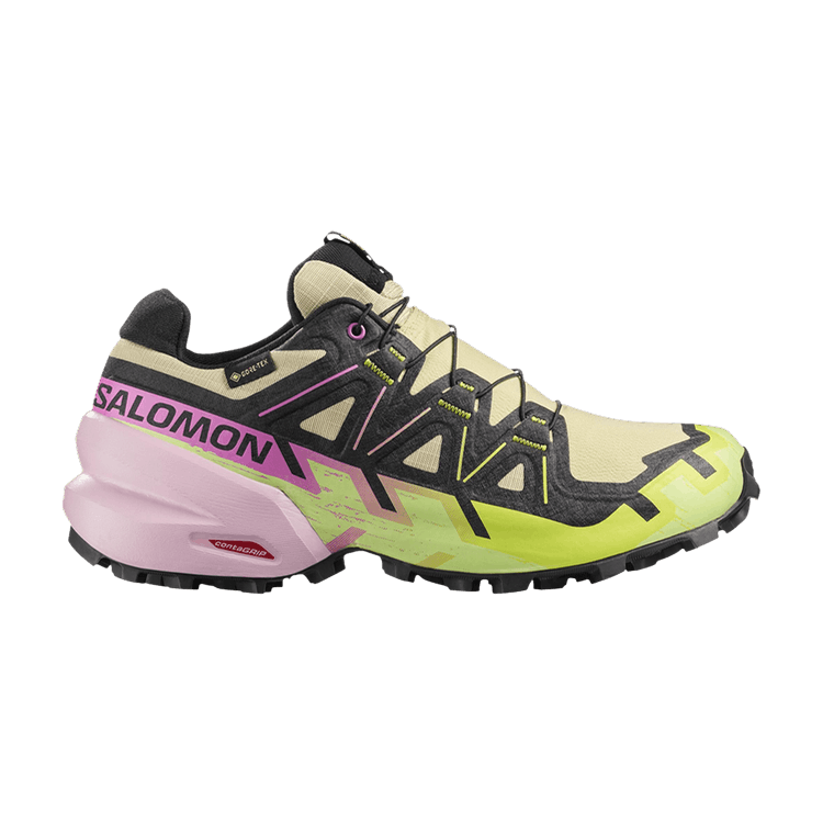 Salomon Wmns Speedcross 6 GORE TEX 'Bog Dawn Pink Acid Lime' — Bog / Dawn Pink / Acid Lime
