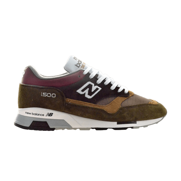 New Balance 1500 Made in England 'Brown Burgundy' — Brown/Burgundy/White