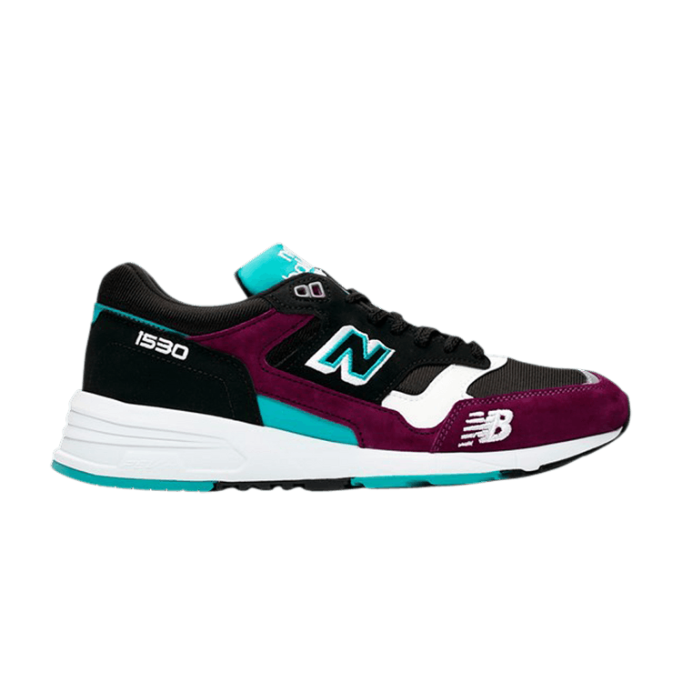 New Balance 1530 Made In England 'Black Purple' — Black/Purple/Cyan Blue/Teal