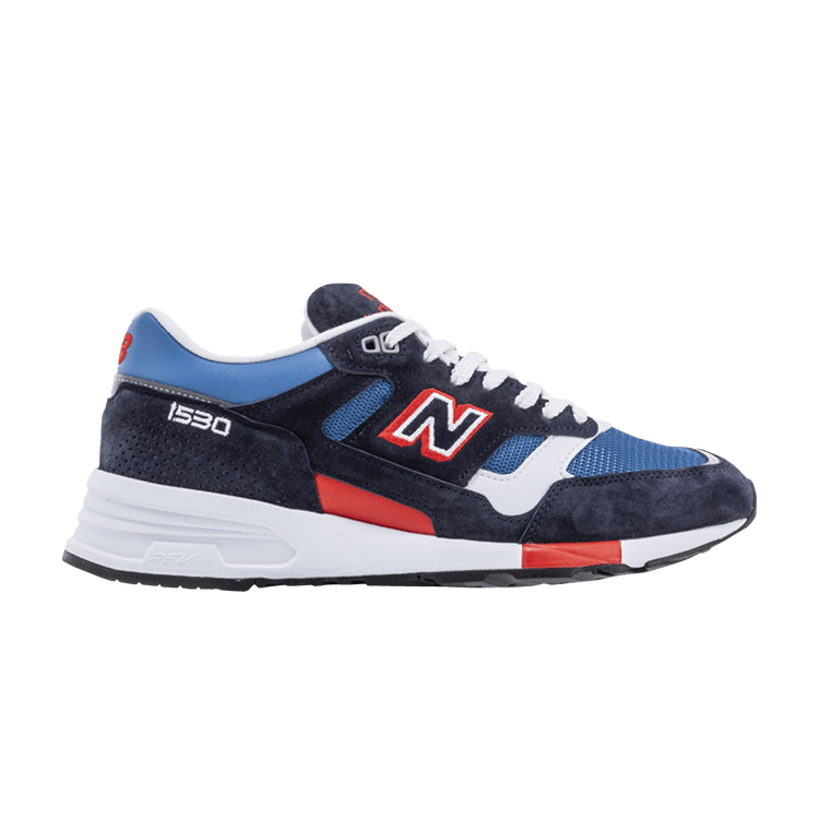 New Balance 1530 Made In England '30th Anniversary - Navy Red' — Navy/Red/Blue