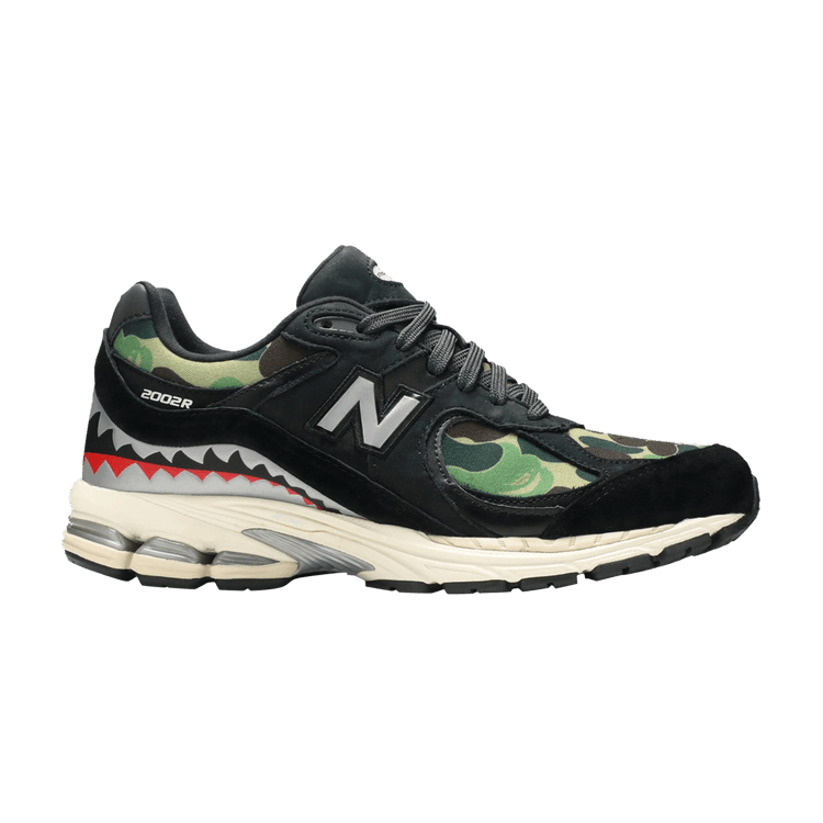 BAPE x New Balance 2002R 'Apes Together Strong - Black Camo' — Apes Together Strong - Camo