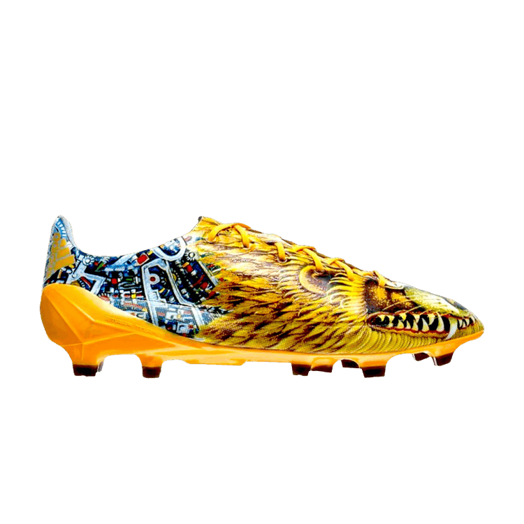 Yohji Yamamoto x adidas Adizero F50 TRX FG 'Open Mouth Lion' — Ray Orange/Clear Grey/Driftwood