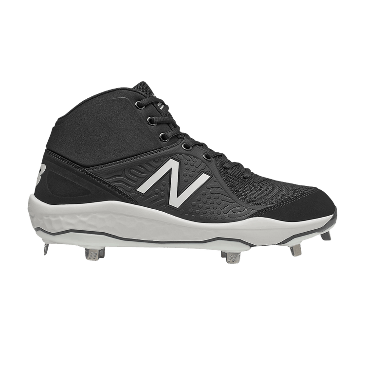 New Balance Fresh Foam 3000v5 Mid Metal 2E Wide 'Black White' — Black/White