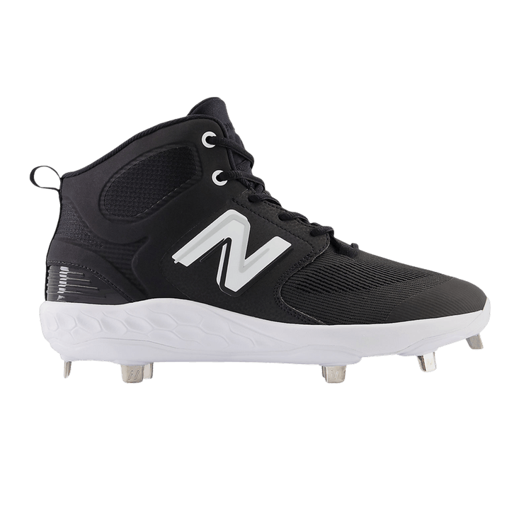 New Balance Fresh Foam X 3000v6 Mid Metal 'Black White' — Black/White
