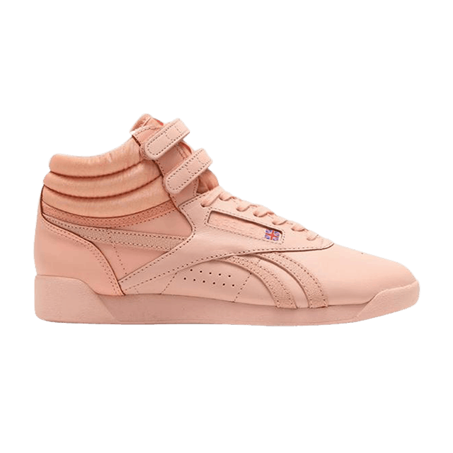 Reebok Freestyle Hi Spirit Coral Glow — Coral Glow / White