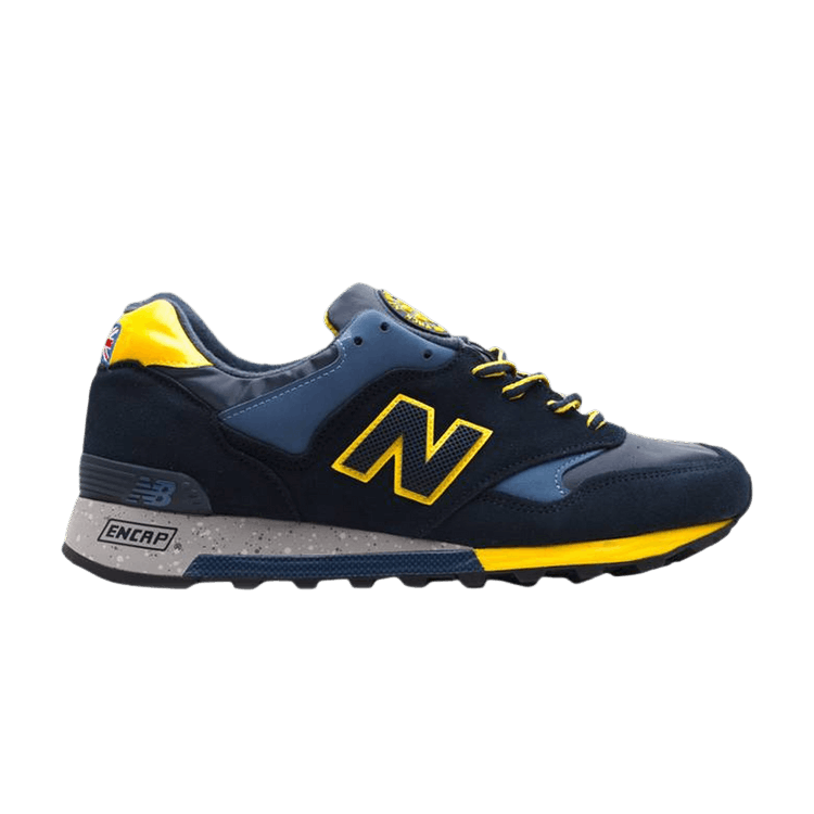 New Balance M577 Made In England 'Rain Mac Pack - Navy' — Navy/Yellow/Grey