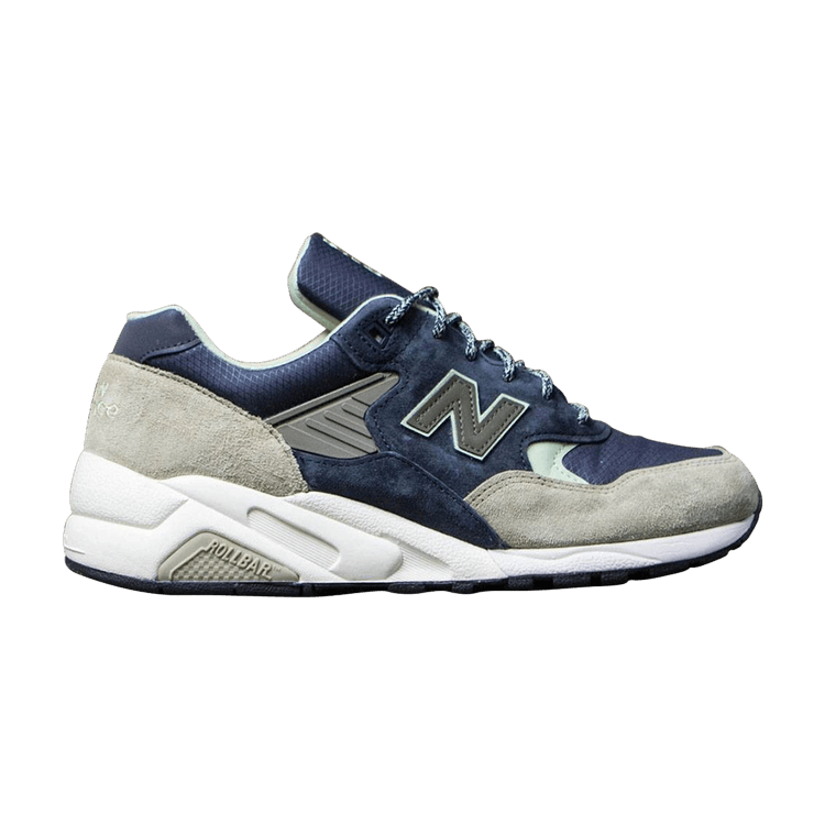 New Balance 585 — Grey/Navy Blue
