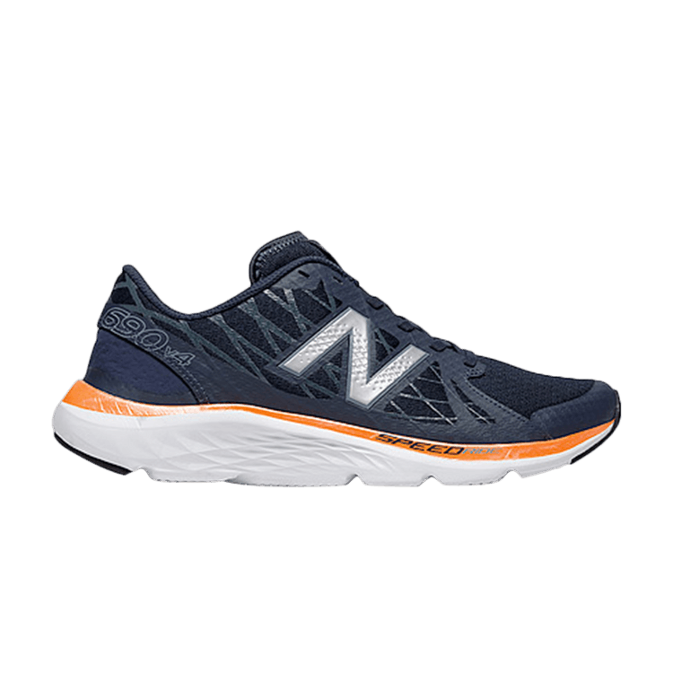 New Balance 690v4 — Black/Orange/Silver