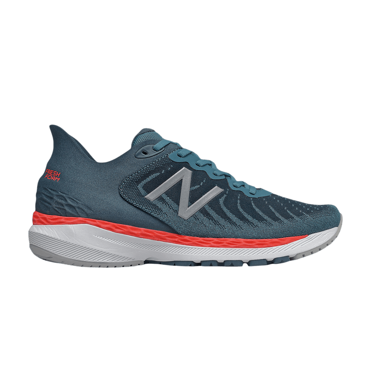 New Balance Fresh Foam 860v11 B Wide 'Jet Stream Neo Flame' — Jet Stream/Petrol/Neo Flame