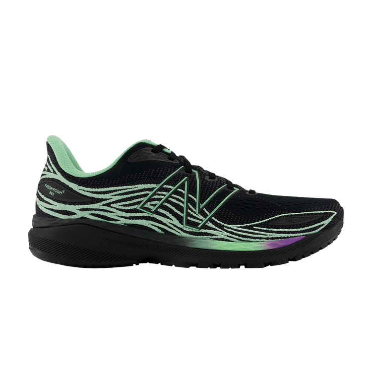 New Balance Fresh Foam X 860v12 'Black Green' — Black/Green/Purple Talla