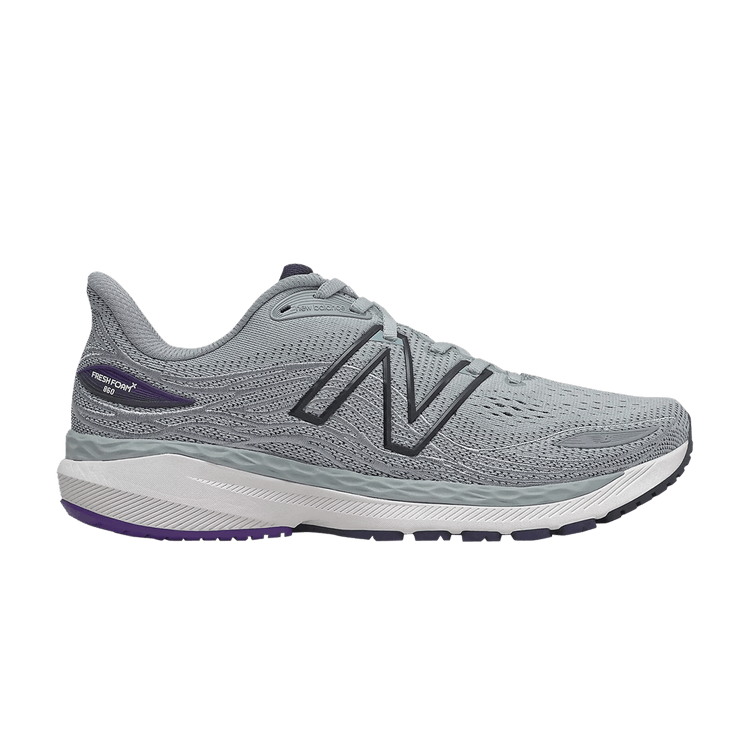 New Balance Fresh Foam X 860v12 'Light Aluminum' — Light Aluminum/Deep Violet