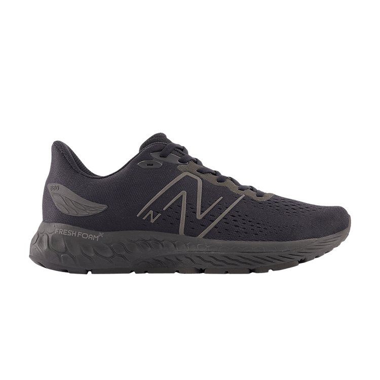 New Balance Fresh Foam X 880v12 2E Wide 'Black Magnet' — Black/Black Metallic/Magnet