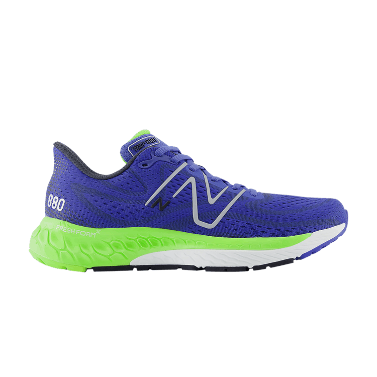 New Balance Fresh Foam X 880v13 B Wide 'Blue Pixel Green' — Blue/Pixel Green/Eclipse