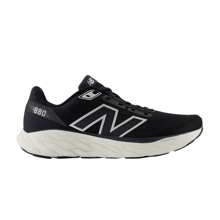 New Balance Fresh Foam X 880v14 4E Wide 'Black Sea Salt' — Black/Sea Salt/Silver Metallic