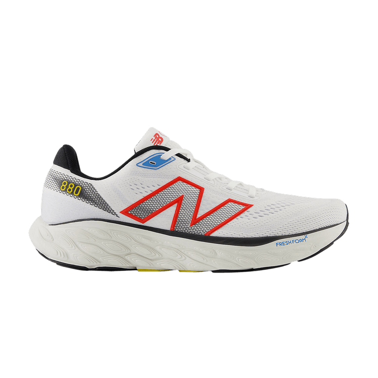 New Balance Fresh Foam X 880v14 B Narrow 'White Neo Flame' — White/Neo Flame/Black