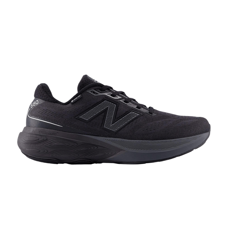 New Balance Fresh Foam X 880v15 GORE-TEX 'Black Silver Metallic' — Black/Castlerock/Silver Metallic