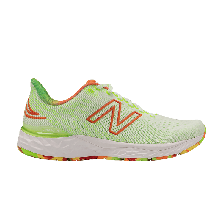 New Balance Fresh Foam 880v11 'White Energy Lime' — White/Energy Lime