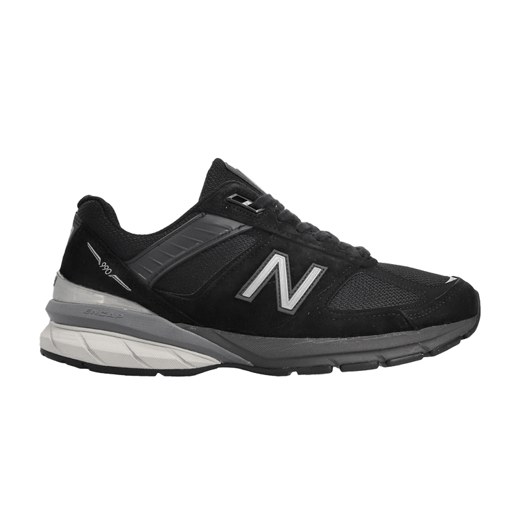 New Balance 990v5 Made In USA 2E Wide 'Black' — Black/Grey