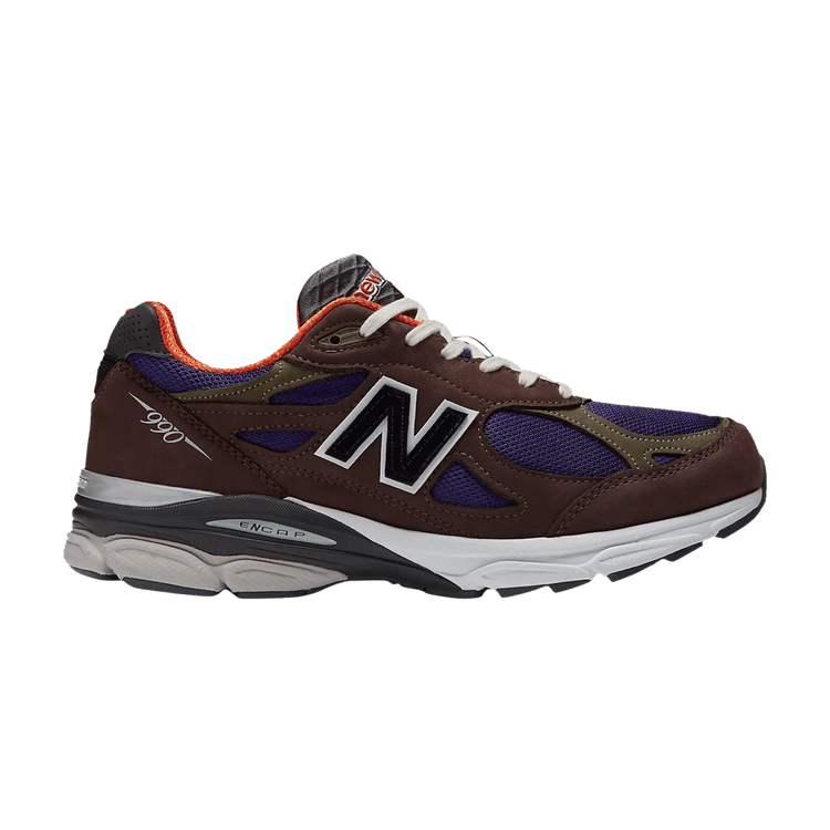 Teddy Santis x New Balance 990v3 Made in USA 'Brown Purple' — Brown/Purple